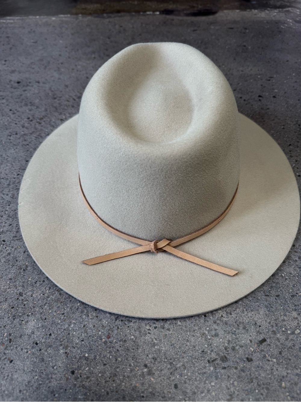 Brixton Wesley Fedora in Ecru